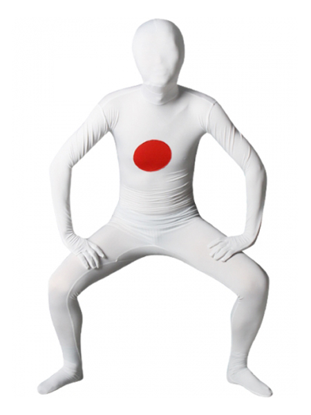 Japan Flag Lycra Spandex Full Body Zentai Suit