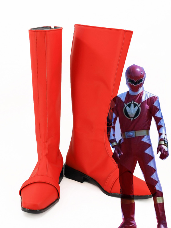 Abare Red Cosplay Shoes Abaranger Ryoga Hakua Cosplay Boots