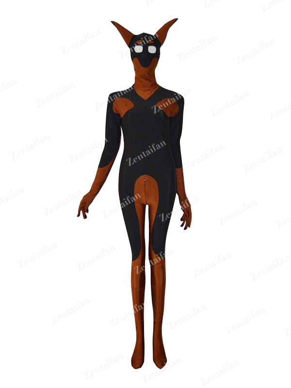 Black & Brown kangaroo Custom Animal Suit