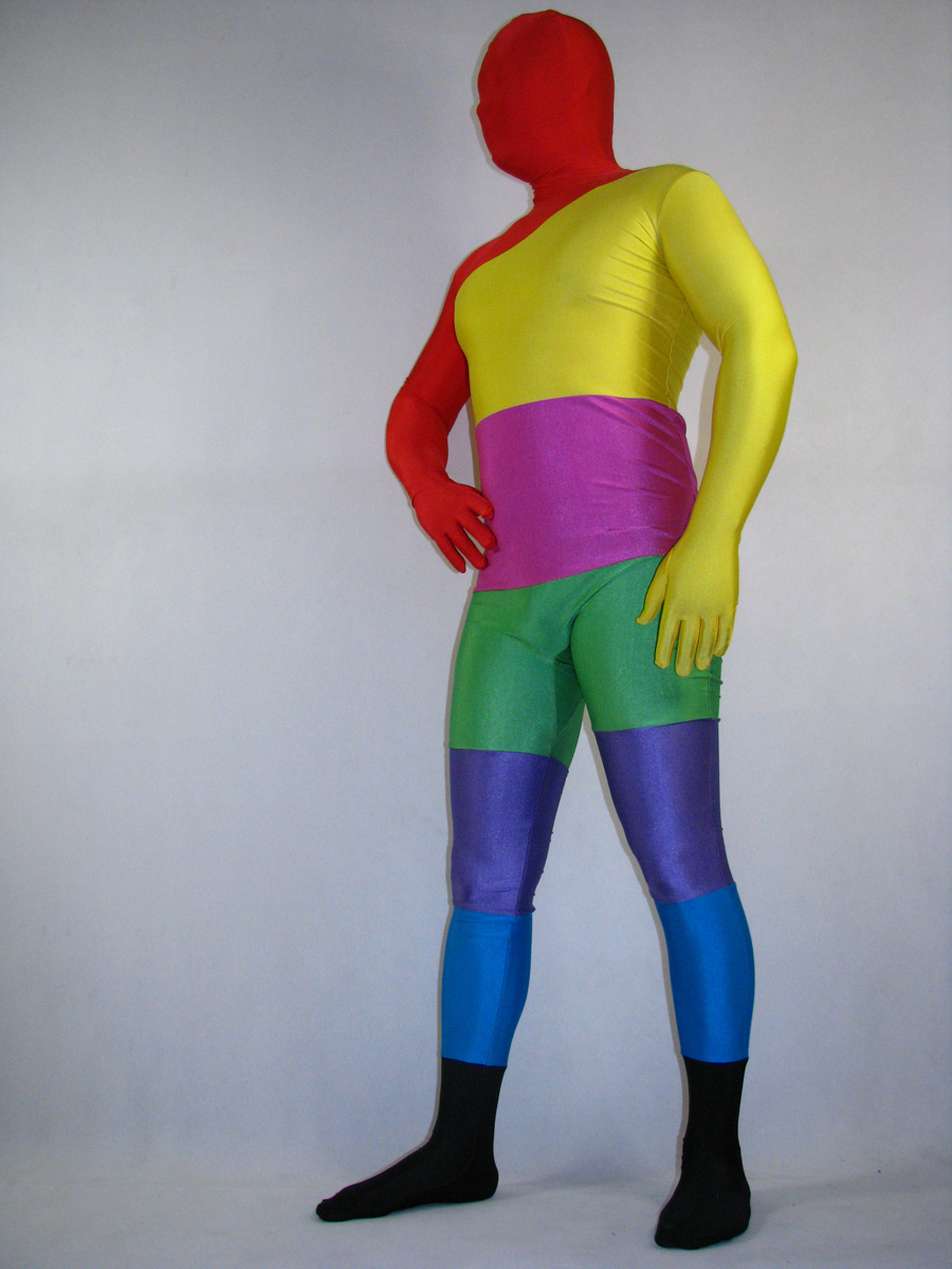 Colorful Lycra Full body Zentai suit