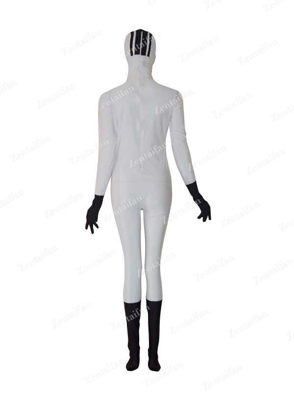 Custom Black & White Spandex Suit