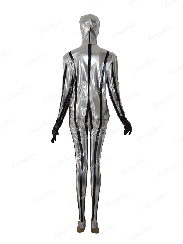 Custom Sliver Spaceman Sliver & Black Shiny Suit