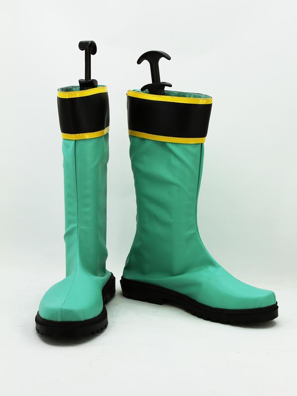 Green & Black Magiranger Power Ranger Boots