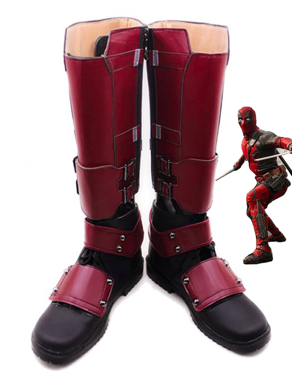 Hot Deadpool Superhero Boots Superhero Cosplay Boots