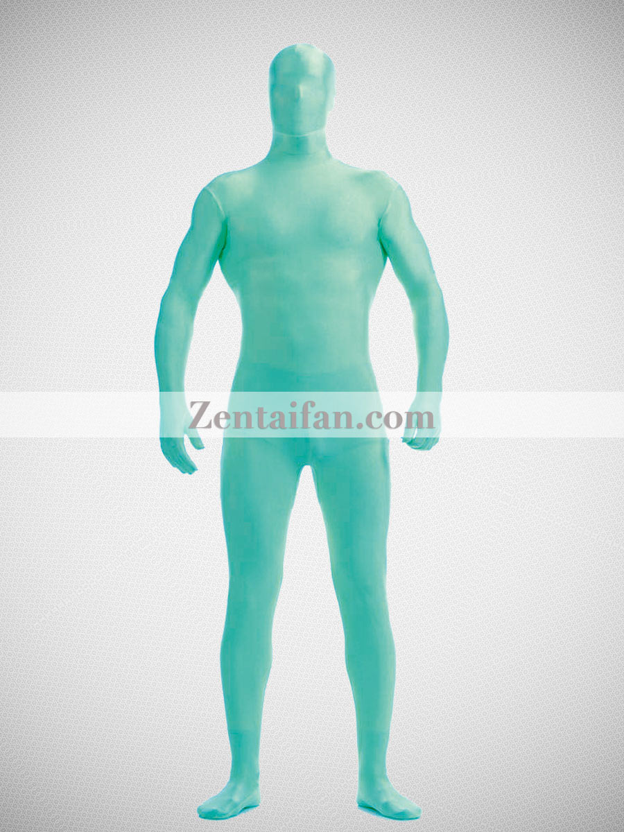 Light Blue Spandex Zentai Suit