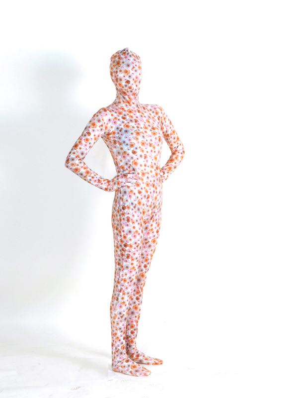 Multicolor Printed Spandex Fullbody Zentai Costume