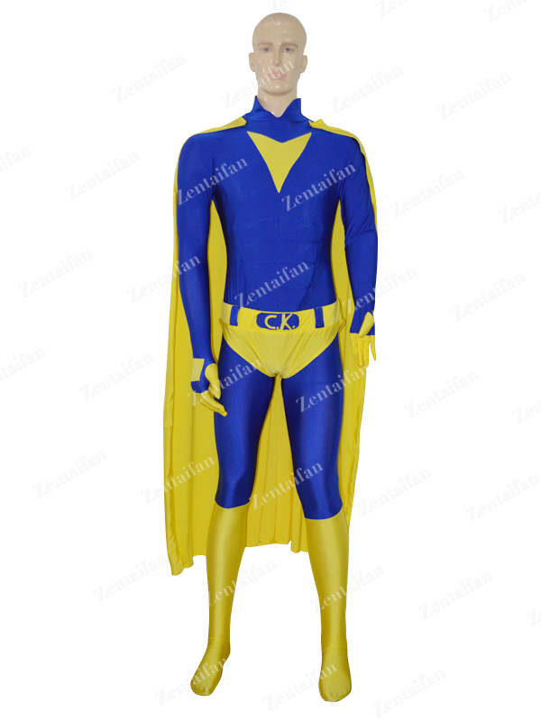 Royal Blue & Yellow CK Custom Superhero Costume