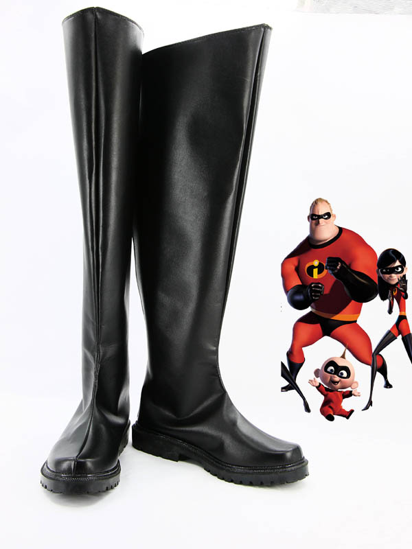 The Incredibles Black Male Superhero Boots